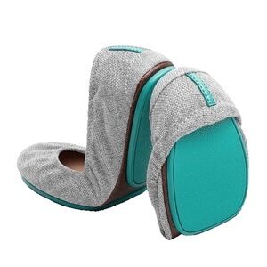 Tieks Gray Foldable Flats